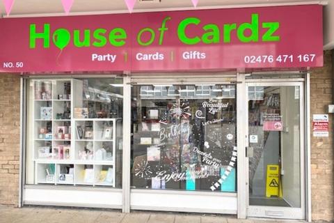 Retail property (high street) for sale - Leasehold Greeting Cards/Balloons & Gifts Shop Located In Coventry