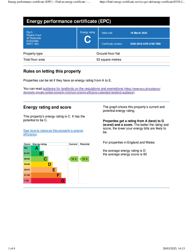 EPC Certificate