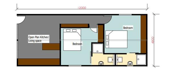 Container Floor Plan provided by the Seller