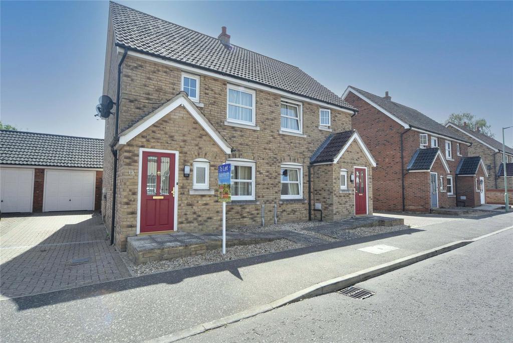 Blenheim Close, West Row, Bury St Edmunds, Suffolk, IP28 2 bed semi