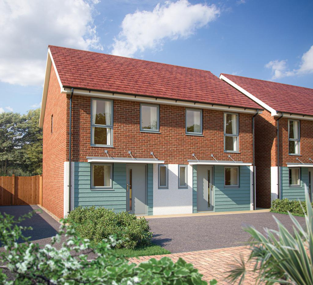 Plot 66, The Amberley at The Gateway... 2 bed terraced house £269,995