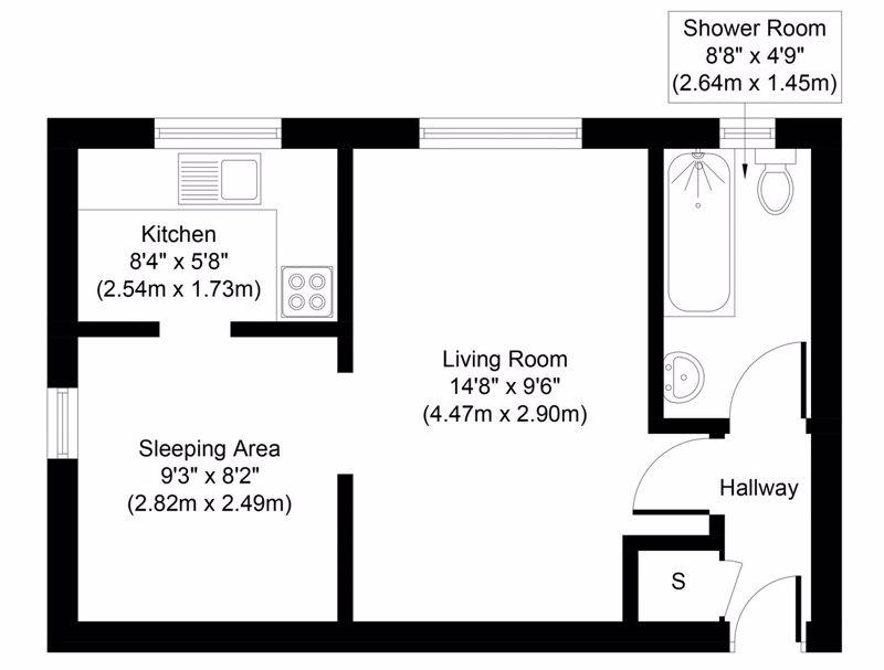One Bed Flat to Rent 1 bed flat £1,150 pcm (£265 pw)