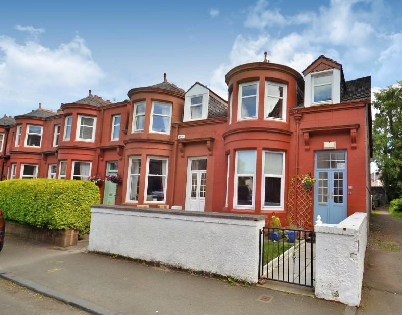 16 Kirkwell Road, Cathcart, G44 5UL 3 bed end of terrace house £345,000