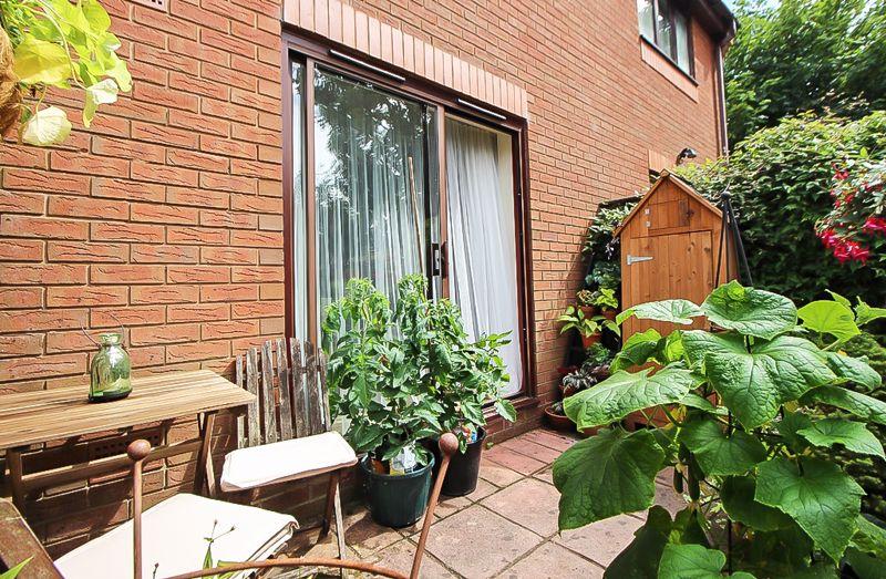 Rear patio area