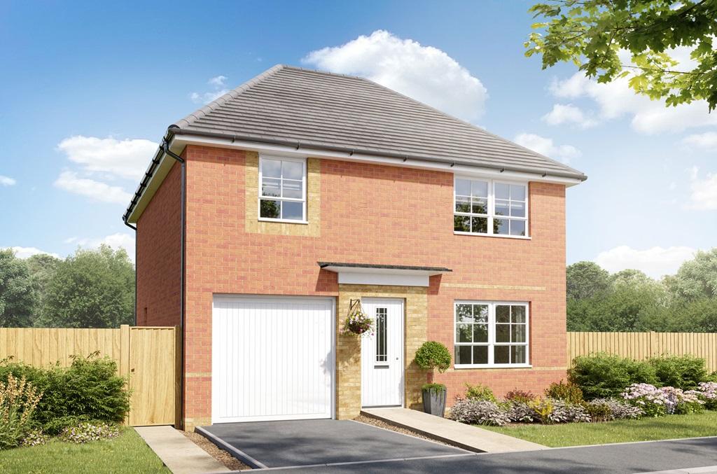 CGI exterior view of our 4 bed Windermere home