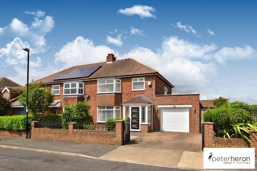 Hillcrest, Middle Herrington, Sunderland 3 bed semidetached house £
