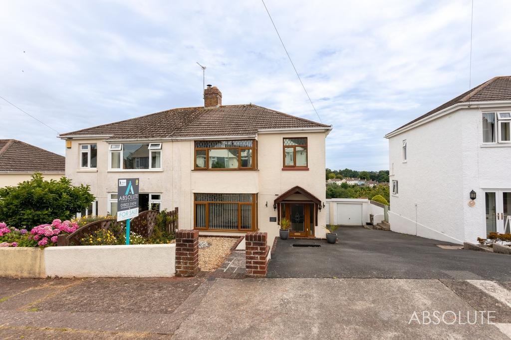 Highland Road, Torquay, Devon, TQ2 3 bed semidetached house for sale