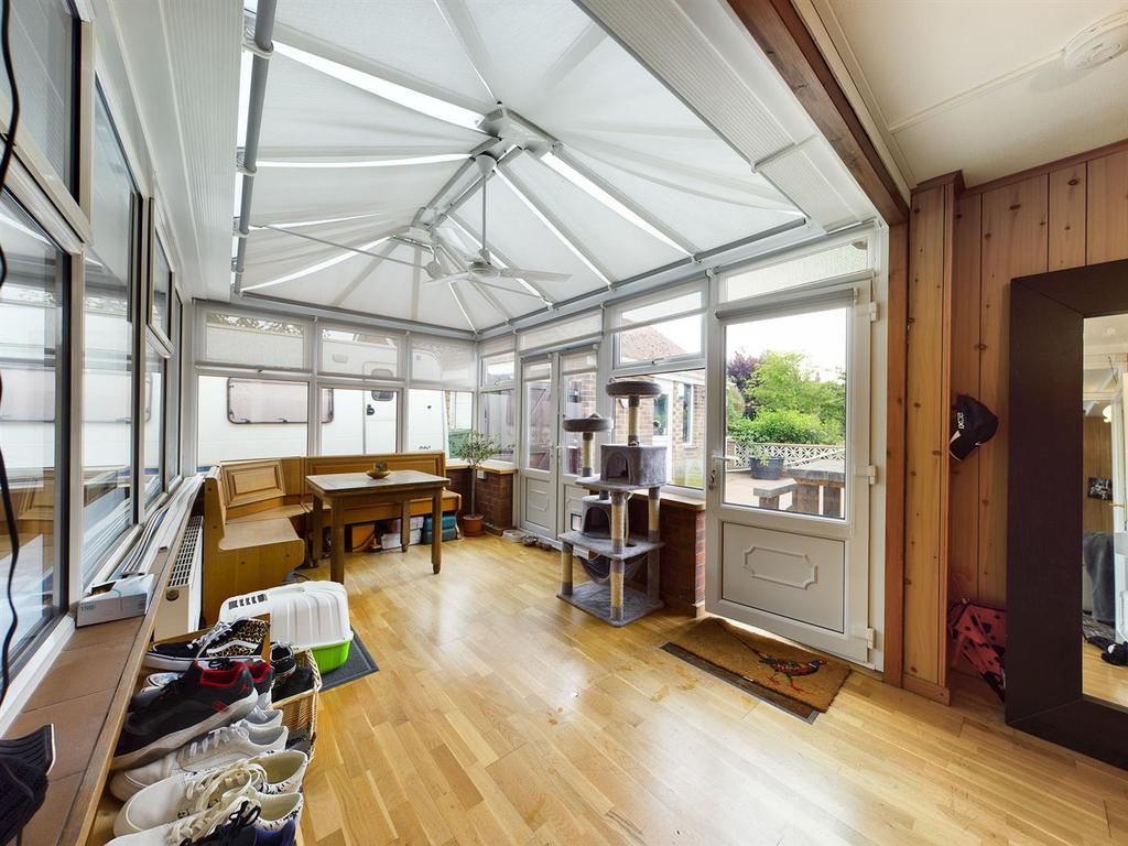 Upvc conservatory: