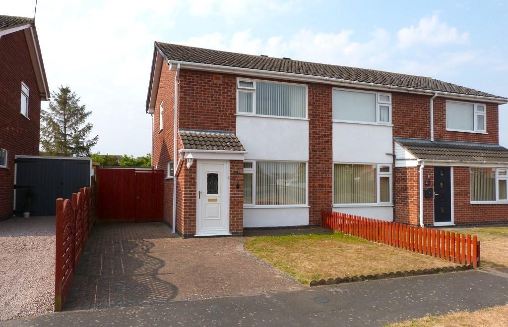 Long Furrow, East Goscote 2 bed semidetached house for sale £215,000