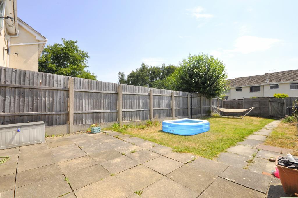 Patio and sunny rear garden