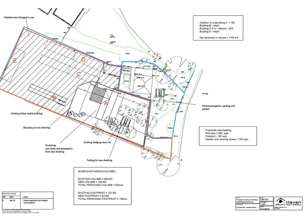Proposed Site - Revised Scheme