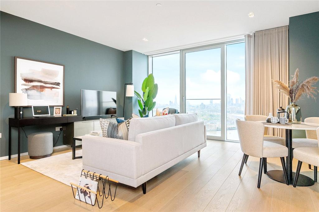 Newfoundland Place, Canary Wharf, E14 1 bed apartment £3,012 pcm (£695 pw)
