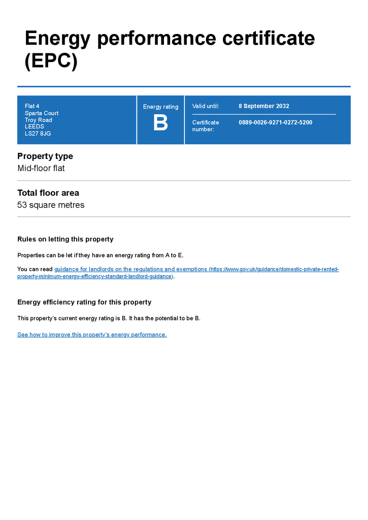 EPC Certificate