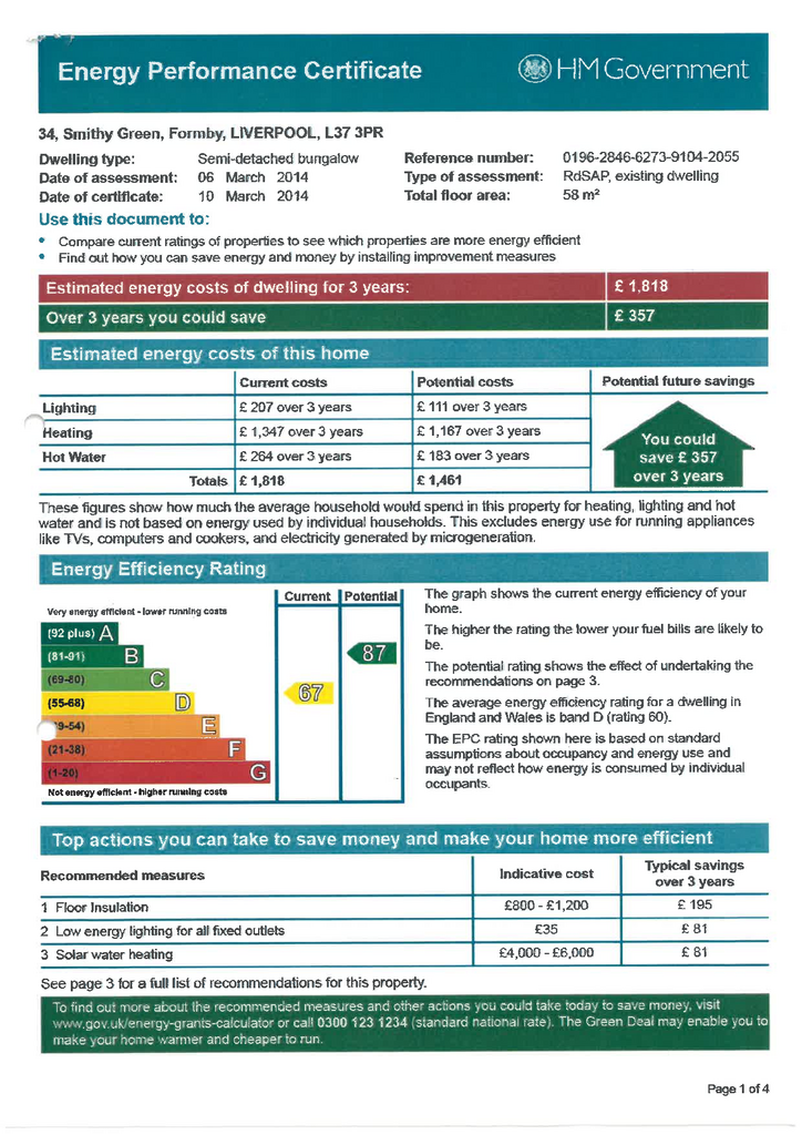 EPC Certificate