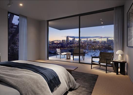 Master Bedroom with breathtaking views