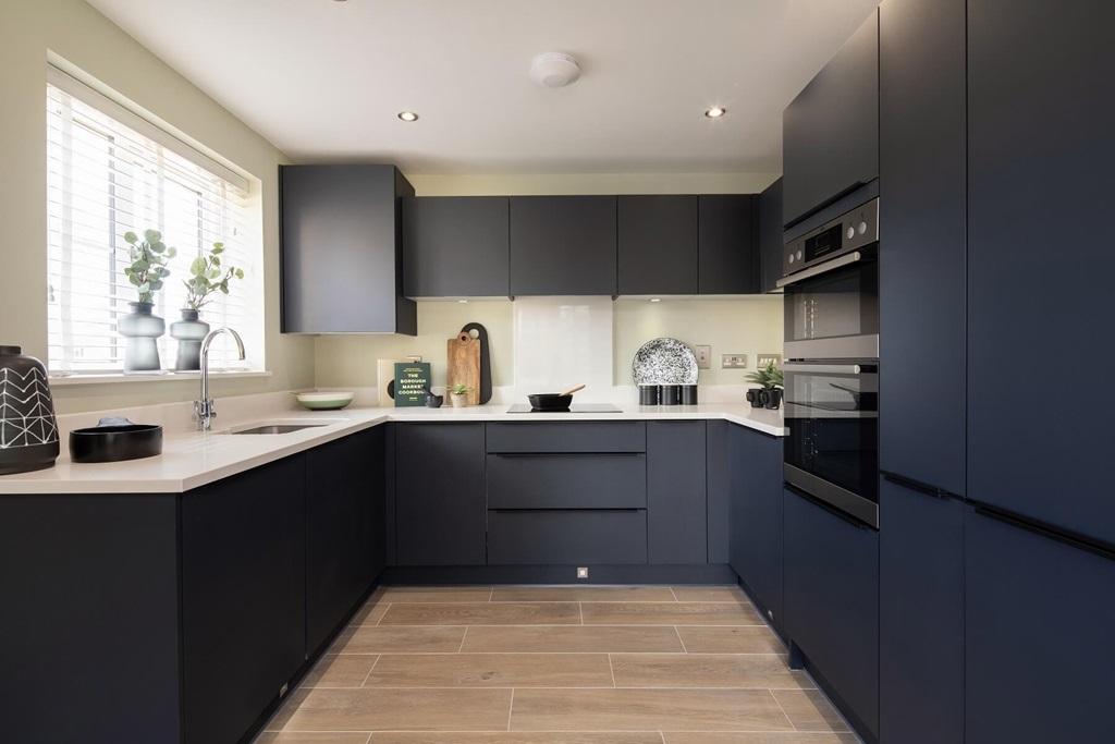 A modern, easy to clean kitchen