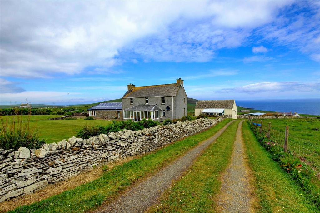 Upper Midhouse and Upper Midhouse Cottage, Evie, Orkney 5 bed detached