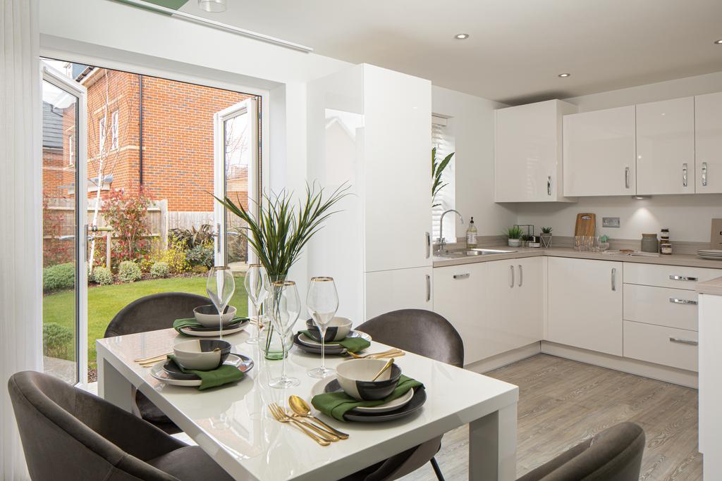 Kitchen dining area, Moresby, 3 bed house type