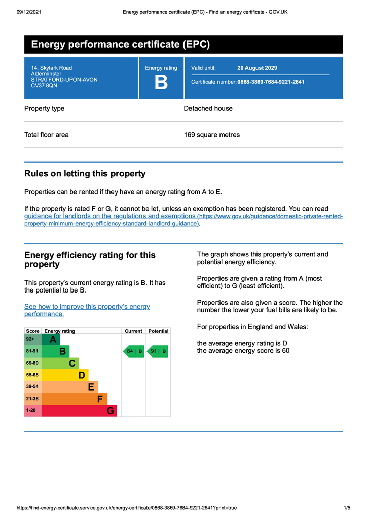 Energy performance c