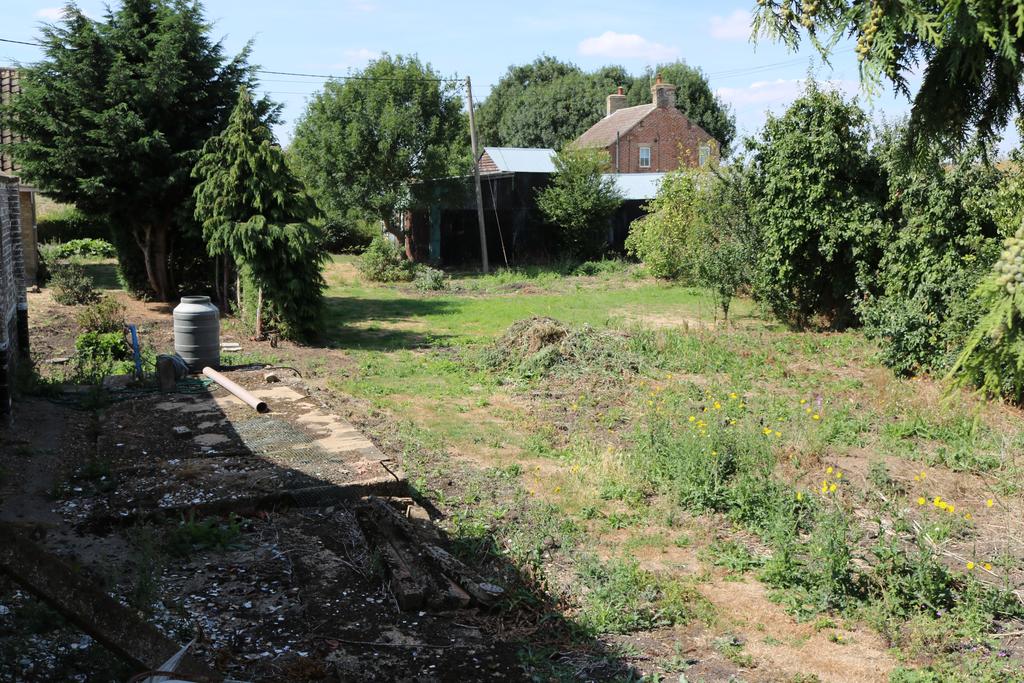 View of extended garden area looking south