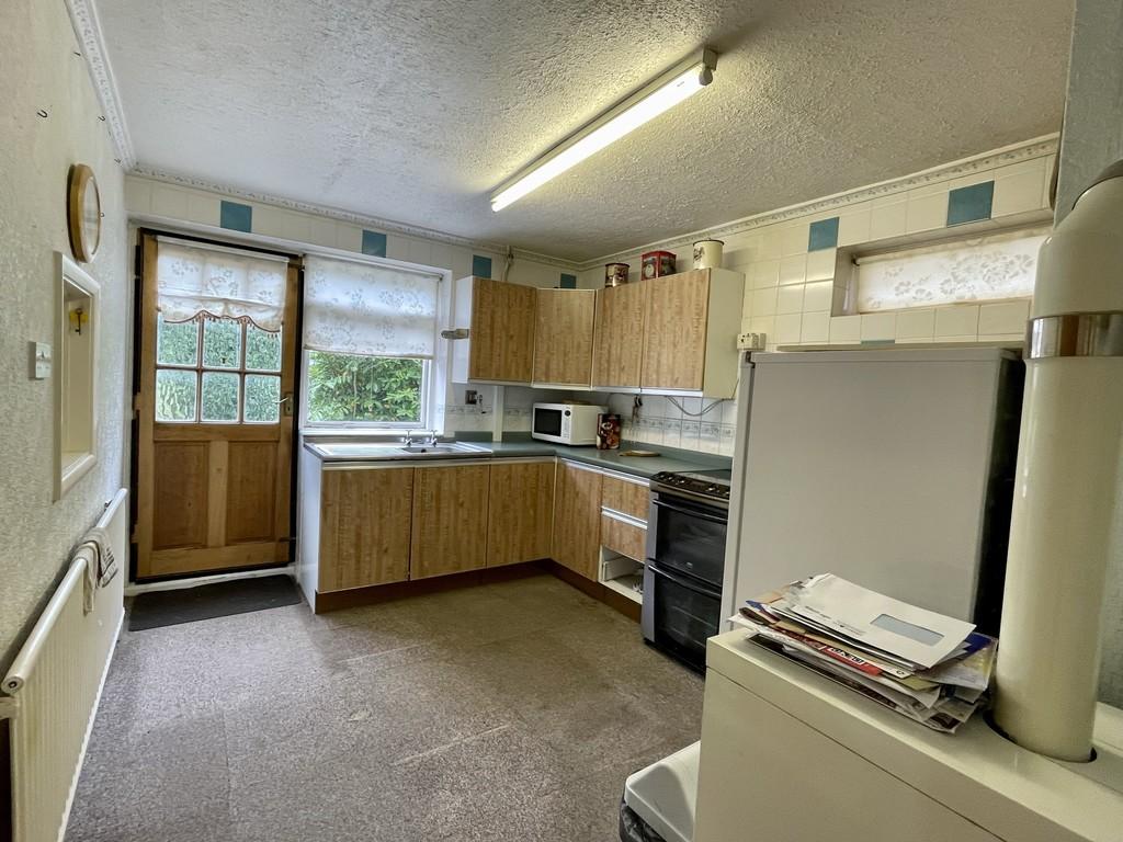 Kitchen with Back Door Access