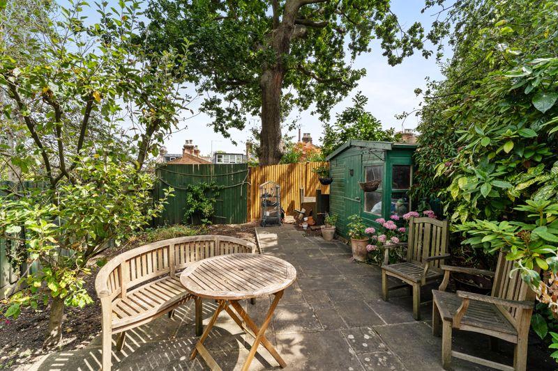 Lower end of garden