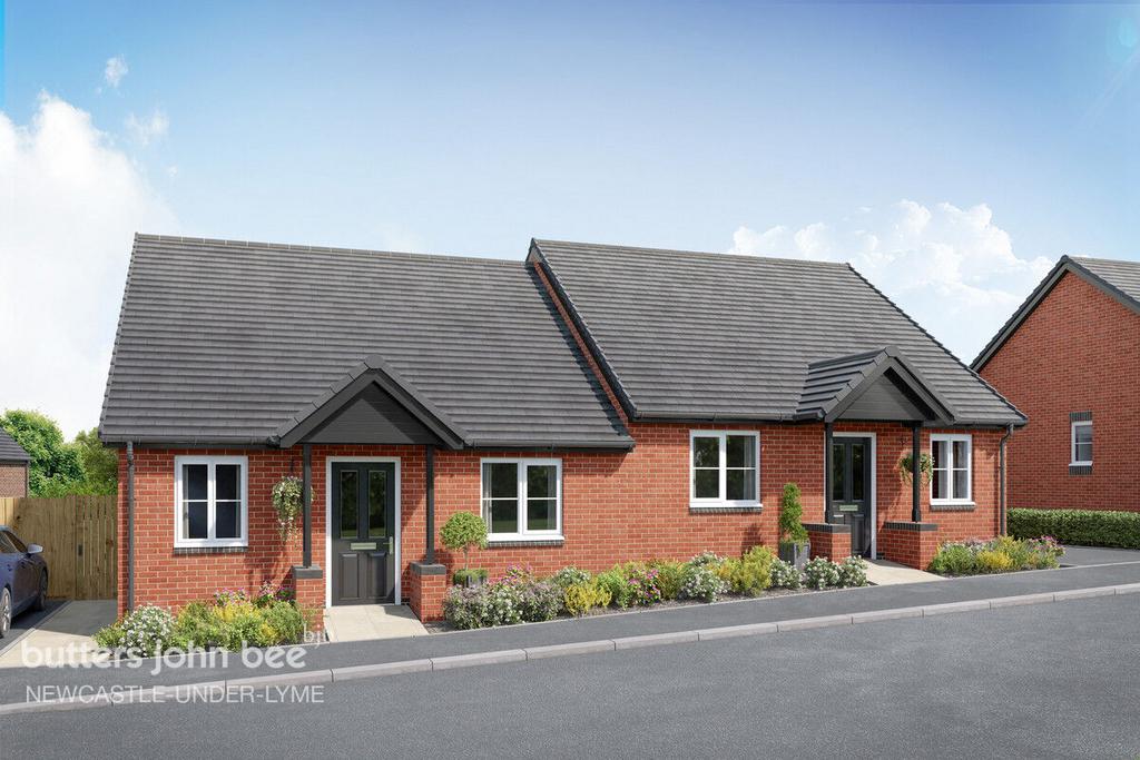 Queens Road, Penkhull 2 bed semidetached bungalow £239,950