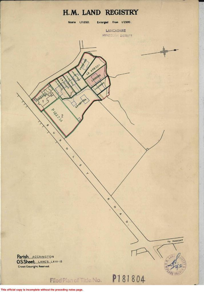 Woodside Close, Accrington... Land £20,000