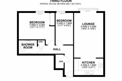 2 bedroom flat for sale - Regents Court, West Street, Gravesend, Kent DA11 0BT