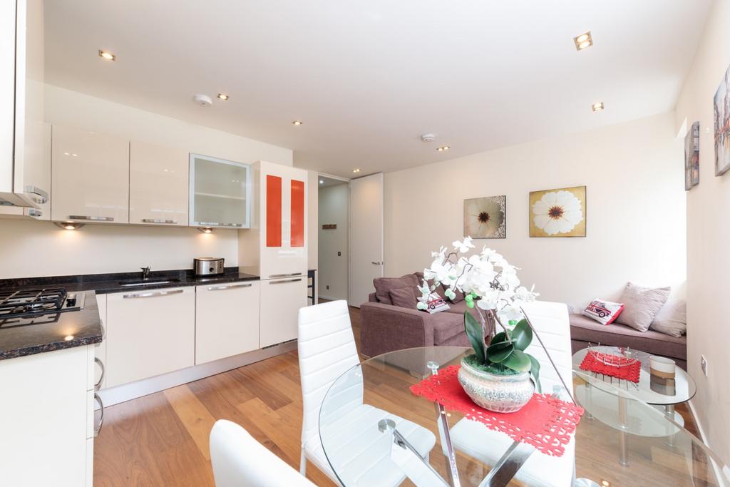 Open-plan living area, open plan living