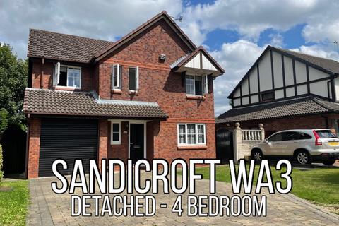 4 bedroom detached house to rent, Sandicroft Close, Birchwood, Warrington, WA3 7LA