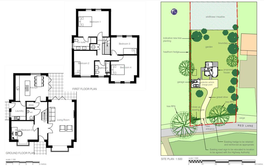 Land Fronting Red Lane, Burton Green. Land £600,000