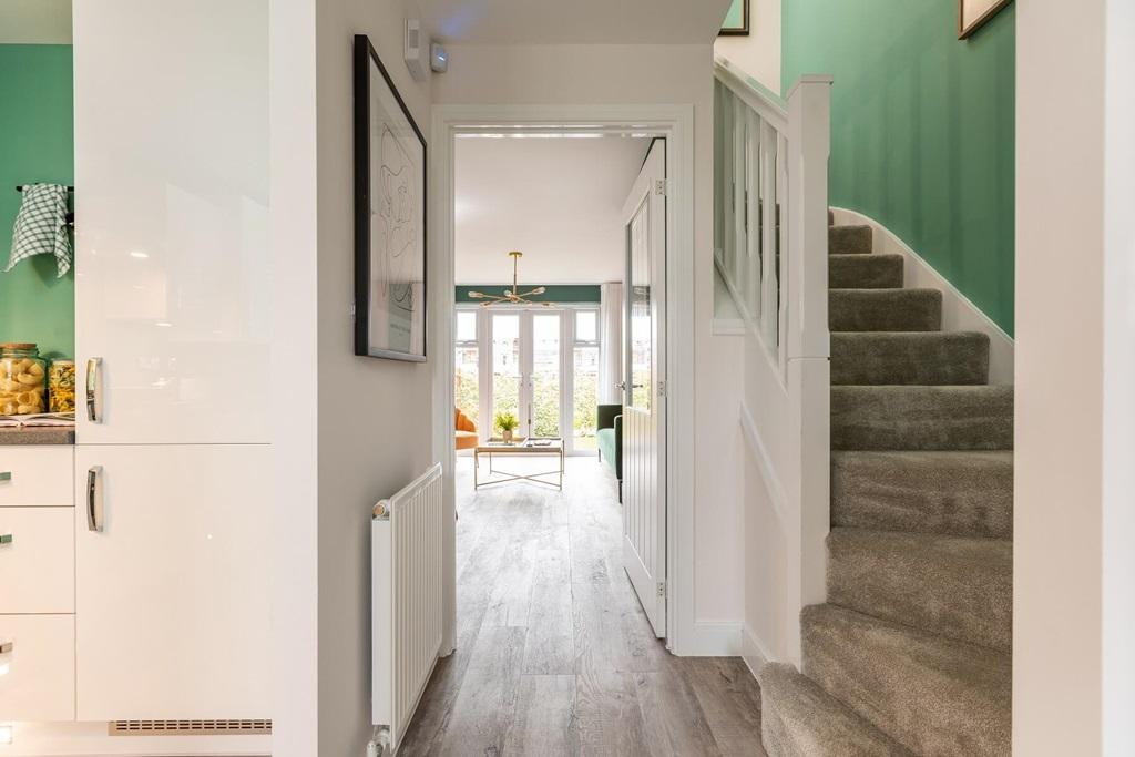 A light and airy entrance hallway
