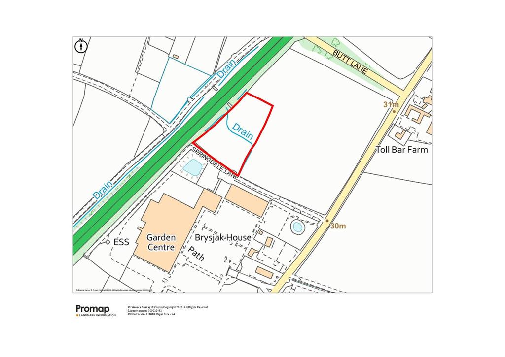 Springdale Lane, East Bridgford... Land £45,000