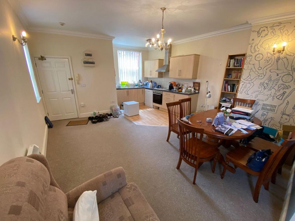 Open plan living area