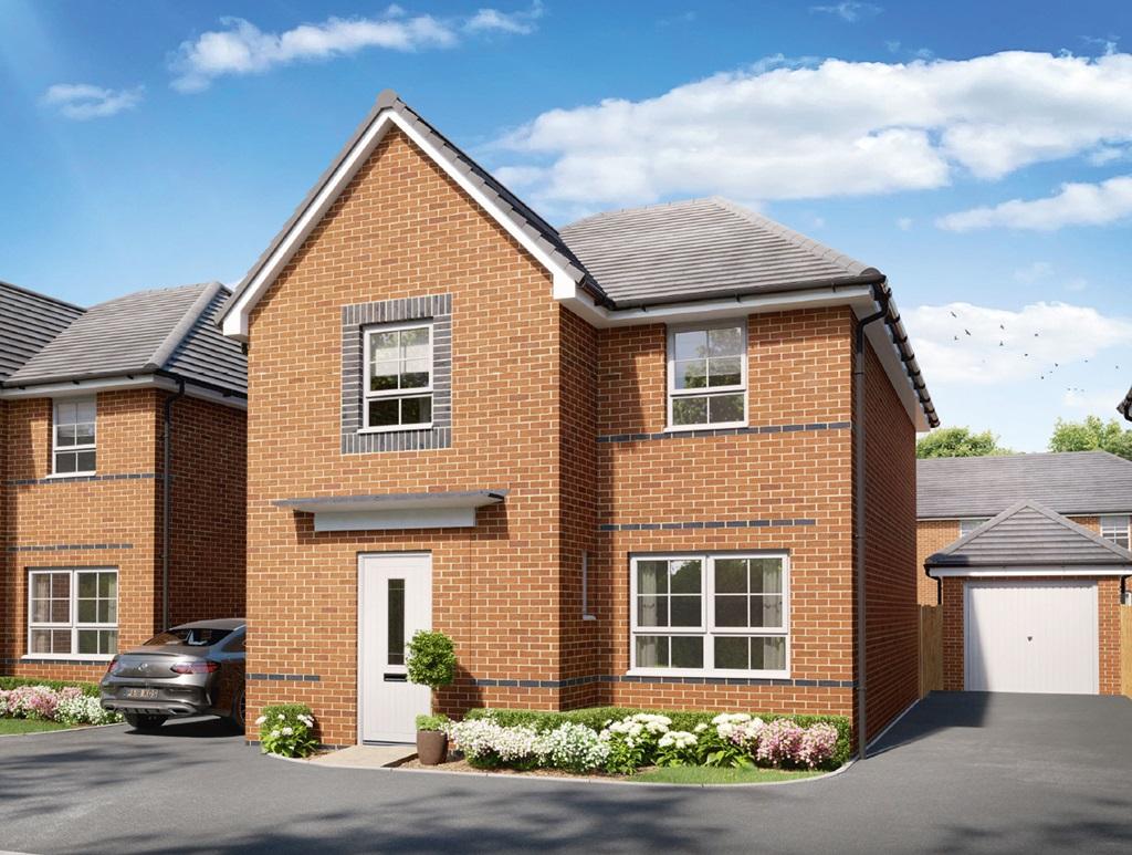 Exterior CGI of our 4 bed Kingsley home