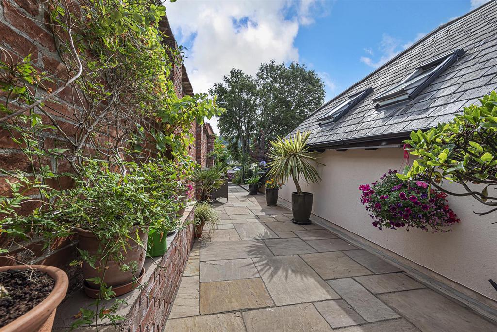 Rear terrace