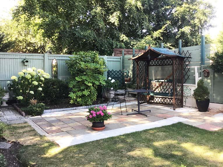 Rear garden