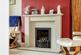 Living room fireplace