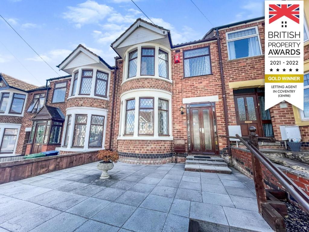Rutherglen Avenue, Coventry 3 bed terraced house £210,000