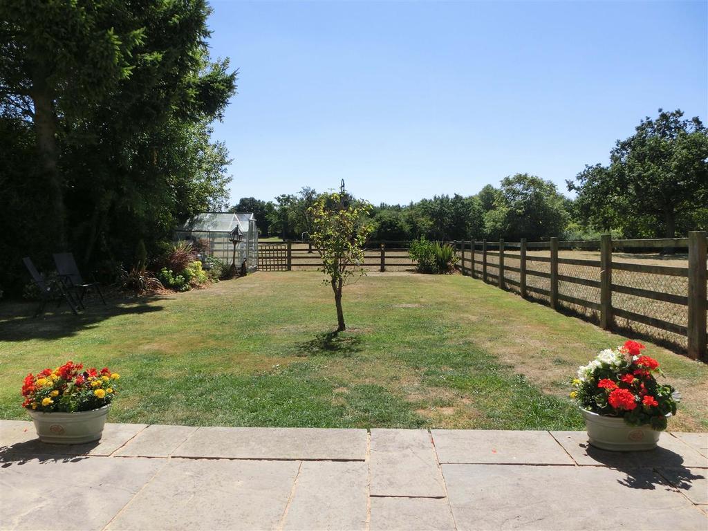 Rear garden with open views