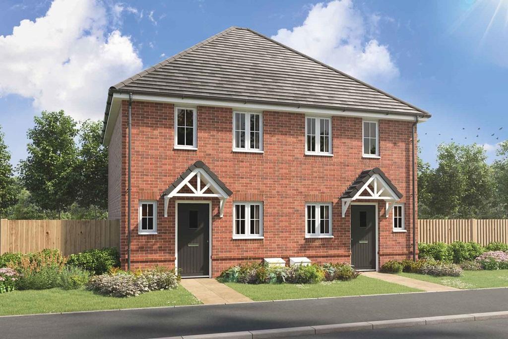 Artist&#39;s impression of a typical Canford home