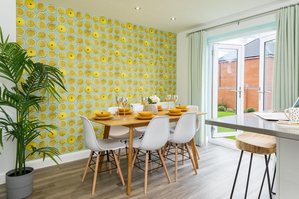Dining area in the Chester 4 bedroom home