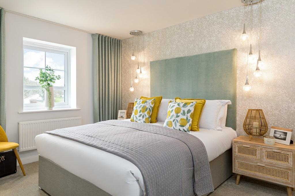 En suite main bedroom in the Chester 4 bedroom...