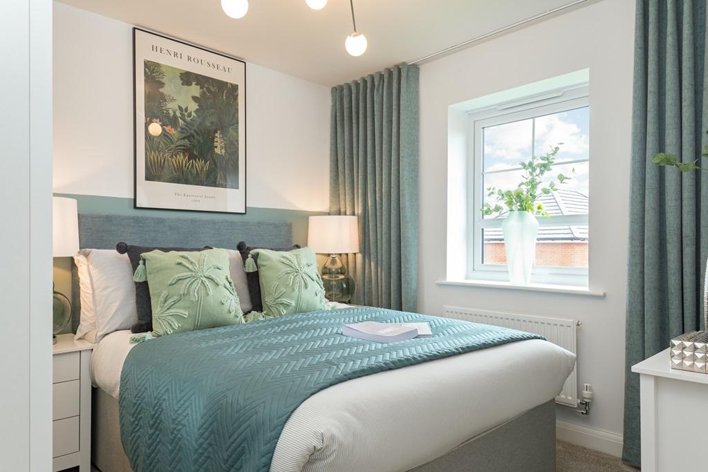Second bedroom in the Chester 4 bedroom home