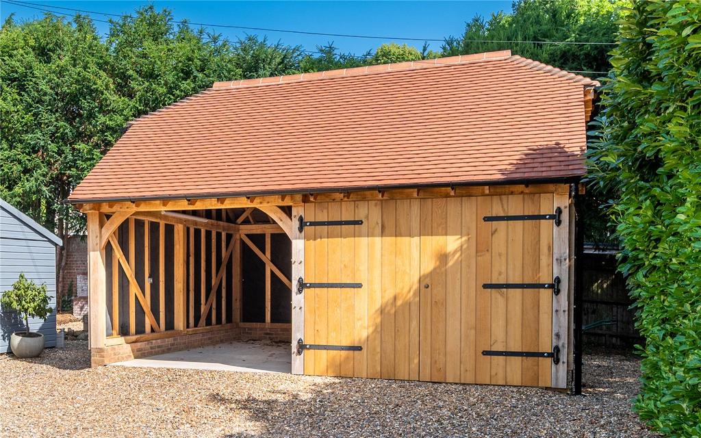 Detached Open Garage