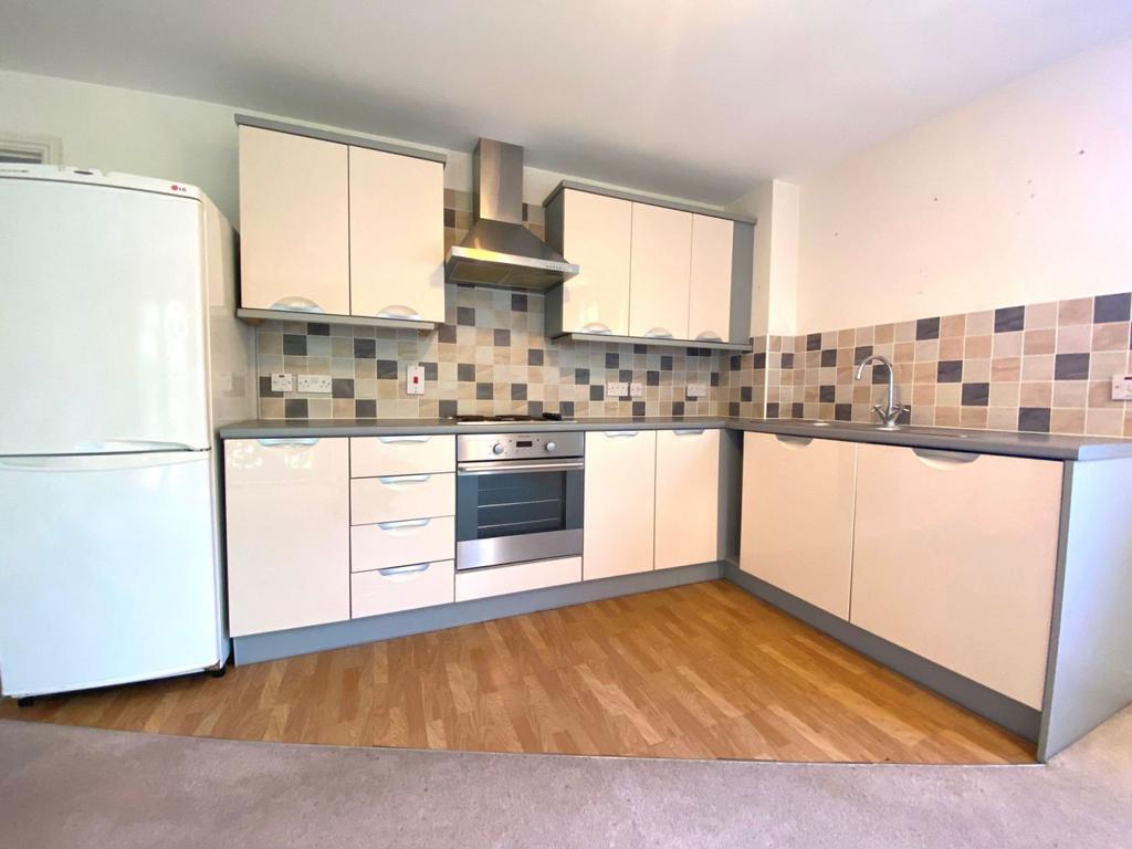 Open plan lounge/kitchen area
