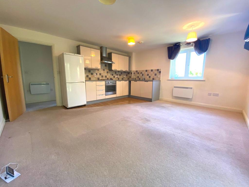 Open plan lounge/kitchen area