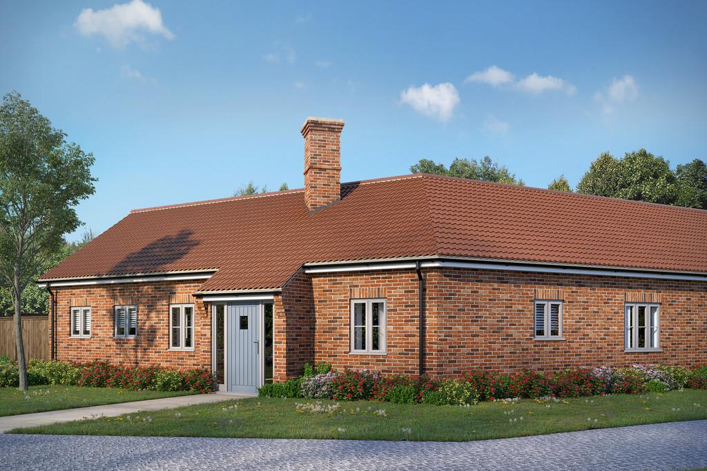 Plot 9 The Paddocks, Lavenham, Sudbury, CO10 9PY 2 bed semidetached bungalow £595,000