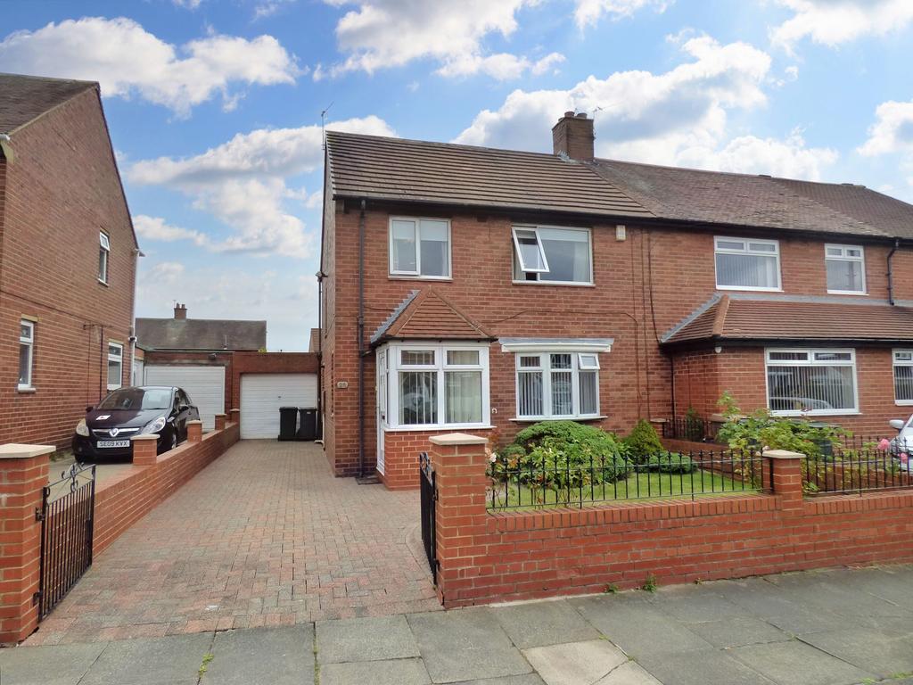 Caroline Gardens, Howdon, Wallsend... 3 bed semidetached house £169,950